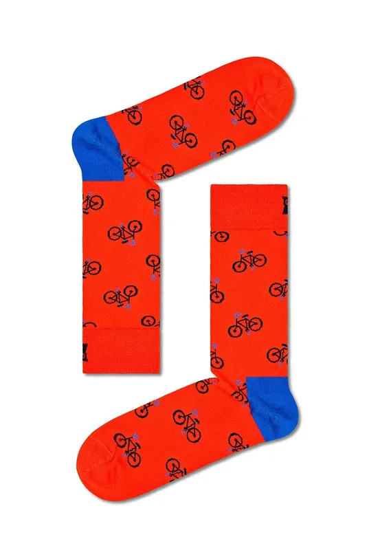 Κάλτσες Happy Socks 4-pack 86% Βαμβάκι, 12% Πολυαμίδη, 2% Σπαντέξ