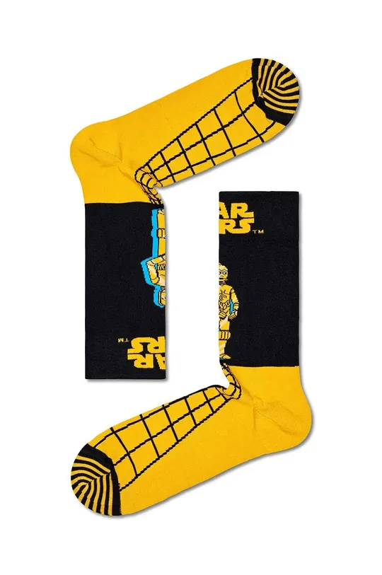 κίτρινο Κάλτσες Happy Socks Star Wars Unisex