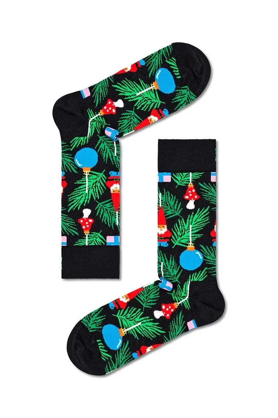 czarny Happy Socks skarpetki Christmas Tree Decoration Sock Unisex