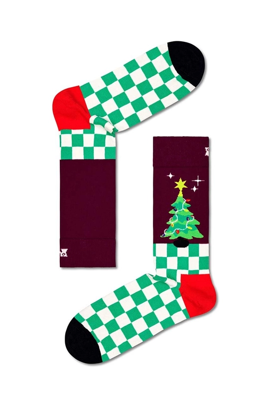 többszínű Happy Socks zokni Christmas Tree Sock Uniszex