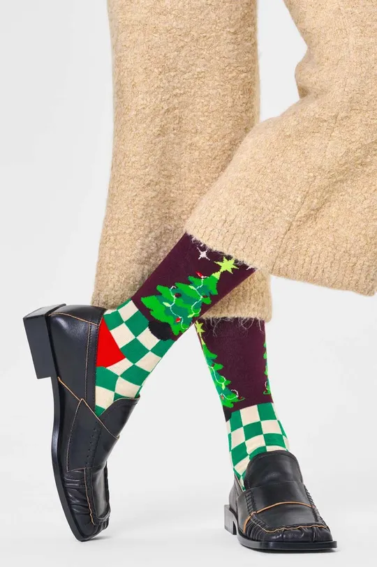 Носки Happy Socks Christmas Tree Sock мультиколор