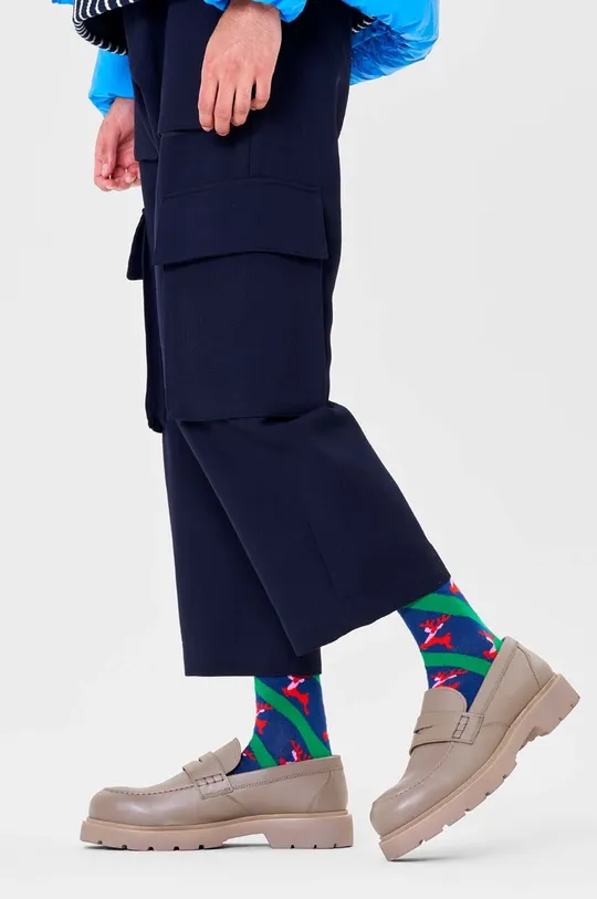 Κάλτσες Happy Socks Reindeer Sock πολύχρωμο