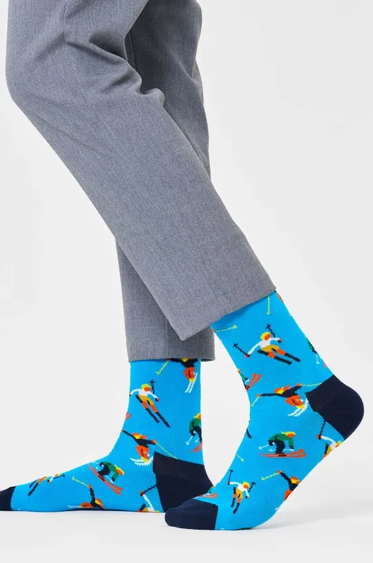 Κάλτσες Happy Socks Skiing Sock 80% Βαμβάκι, 18% Πολυαμίδη, 2% Σπαντέξ
