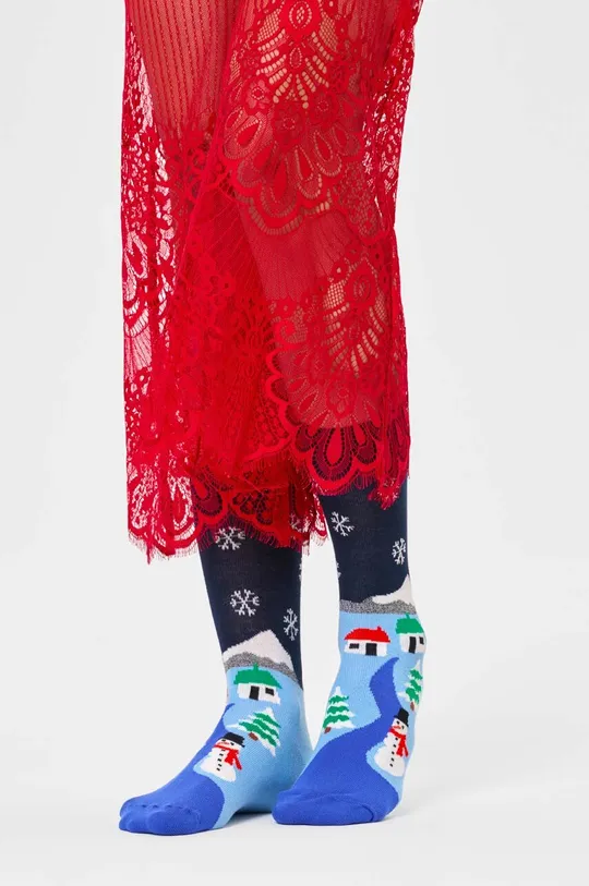 Κάλτσες Happy Socks The Little House On The Snow μπλε