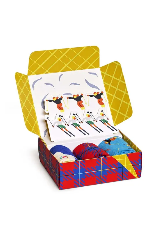 multicolore Happy Socks calzini pacco da 3 Unisex