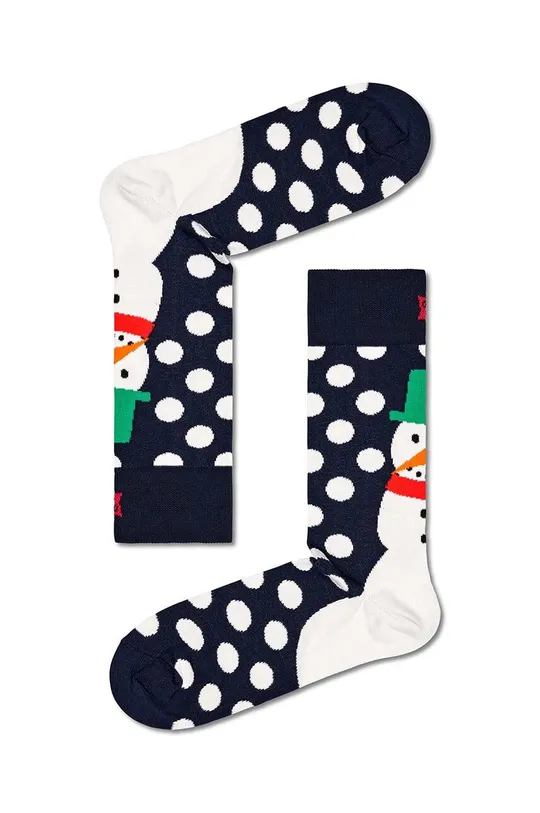 Κάλτσες Happy Socks Snowman Socks Gift Set 3-pack πολύχρωμο