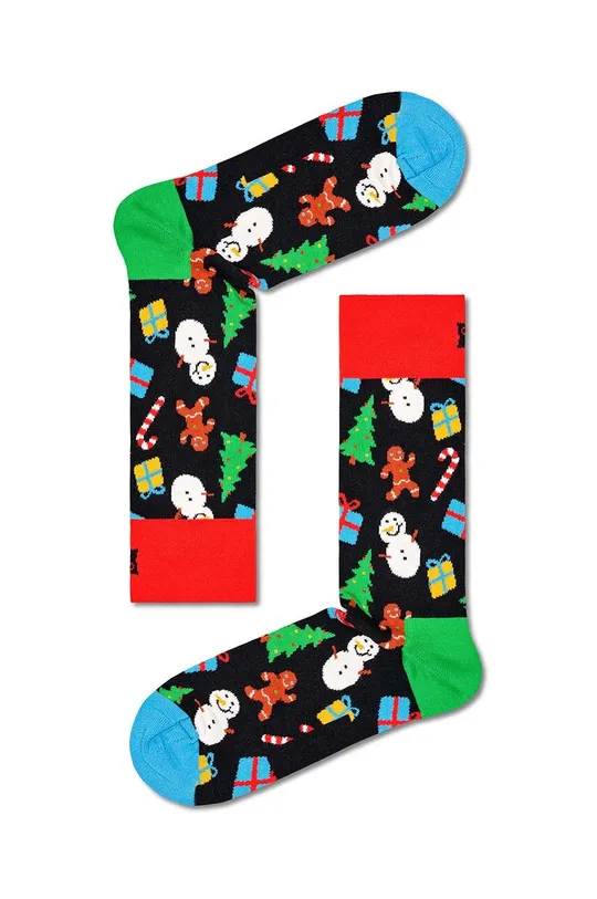 Κάλτσες Happy Socks Christmas 4-pack πολύχρωμο