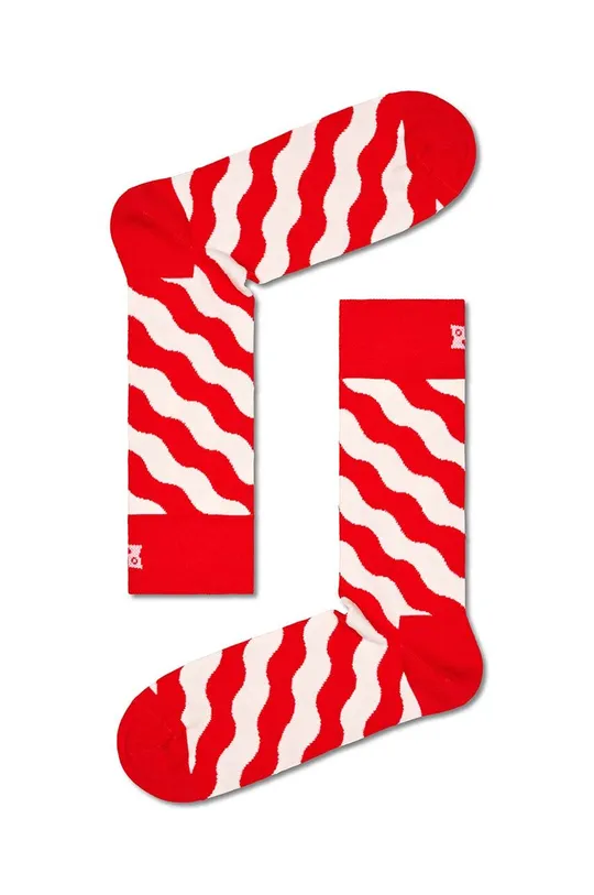 Κάλτσες Happy Socks Christmas 4-pack 77% Βαμβάκι, 16% Πολυαμίδη, 7% Πολυεστέρας
