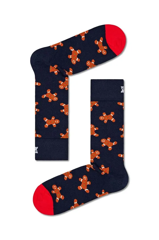 барвистий Шкарпетки Happy Socks Christmas 4-pack