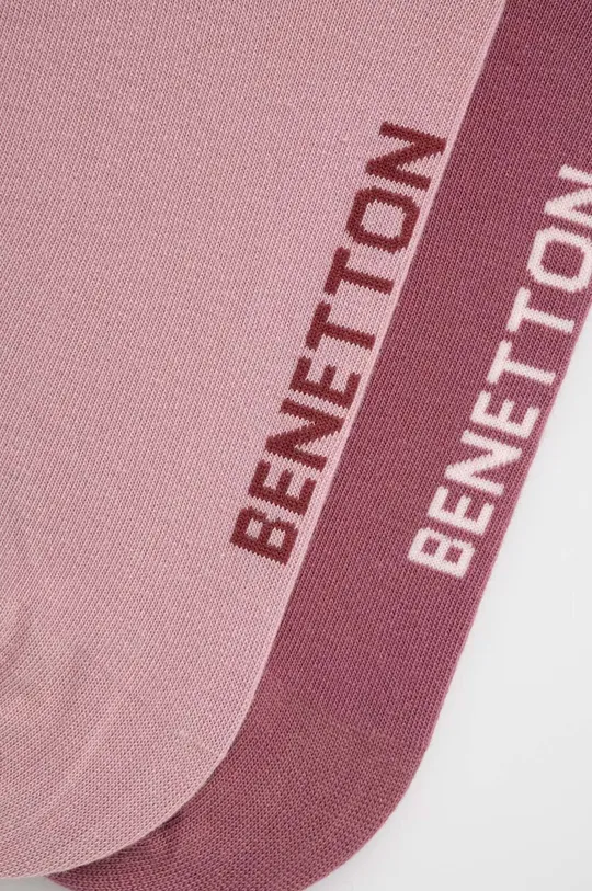Κάλτσες United Colors of Benetton ροζ