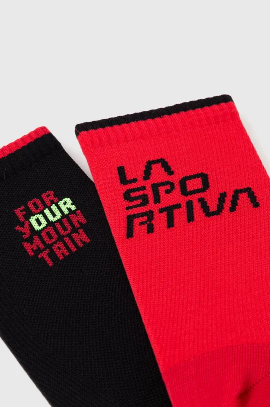 LA Sportiva zokni For Your Mountain piros
