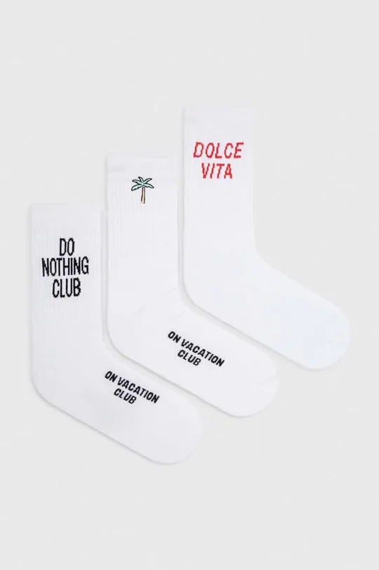 λευκό Κάλτσες On Vacation 3-pack Unisex