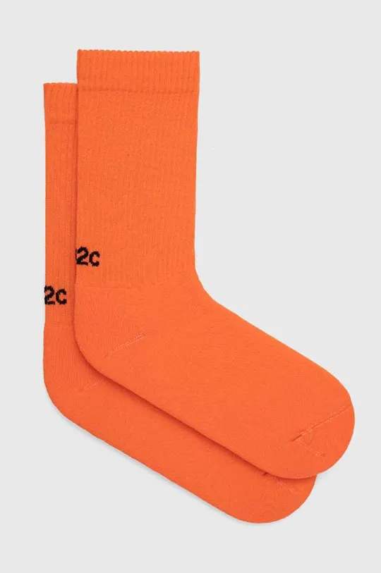 orange 032C socks Unisex