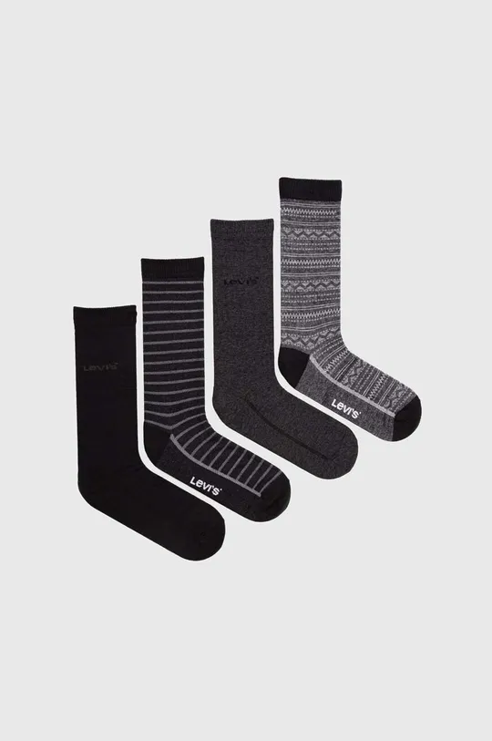 μαύρο Κάλτσες Levi's 4-pack Unisex