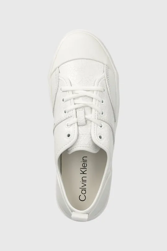 biały Calvin Klein buty LOW PROF CUP LACE UP