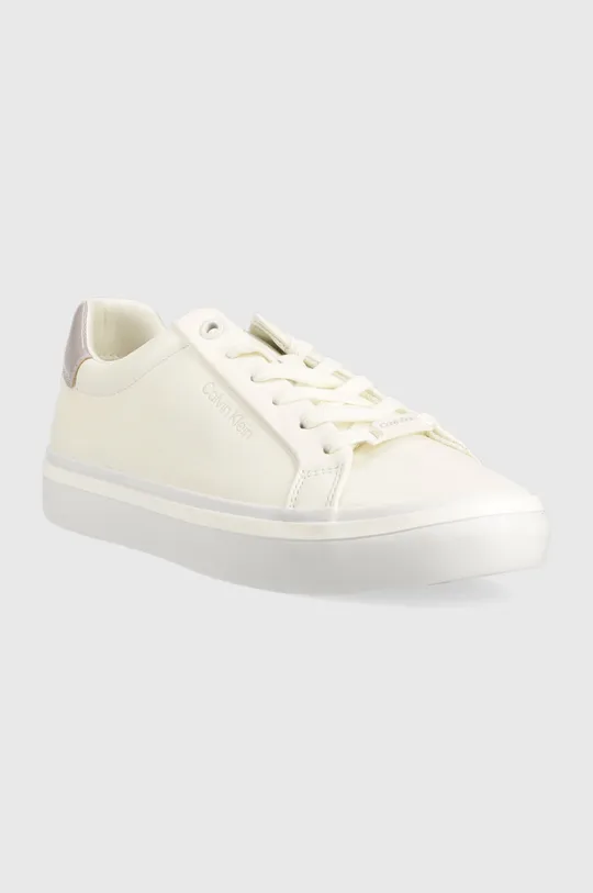 Calvin Klein sneakersy VULC LACE UP biały