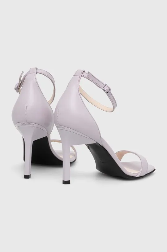 Calvin Klein bőr szandál GEO STILETTO SANDAL  Szár: természetes bőr Belseje: természetes bőr Talp: szintetikus anyag