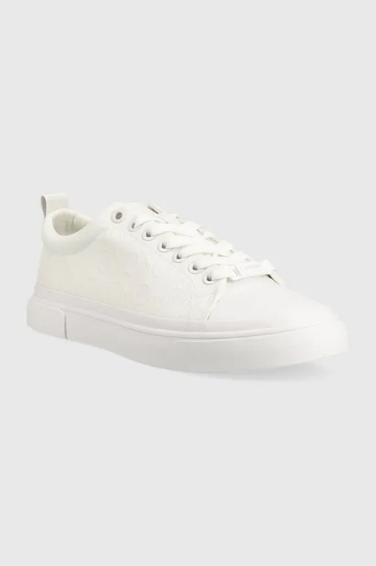 Πάνινα παπούτσια Calvin Klein VULC LACE UP - MONO λευκό
