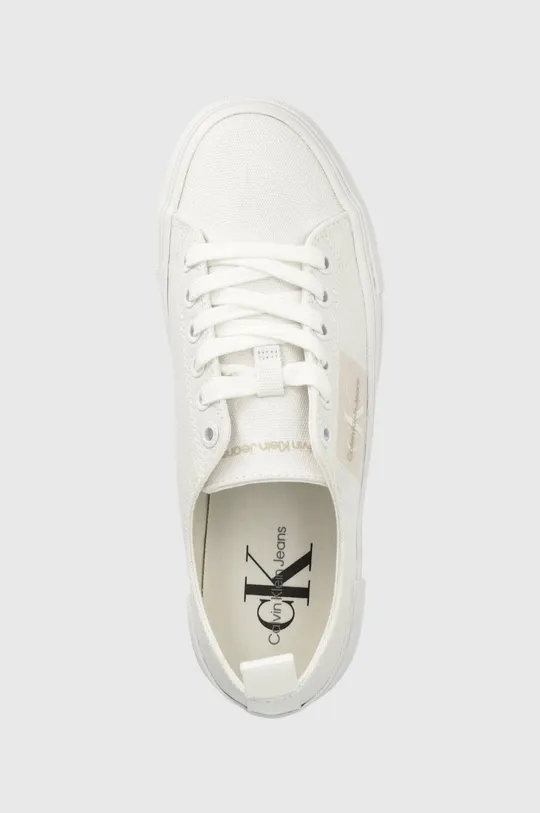λευκό Πάνινα παπούτσια Calvin Klein Jeans BOLD VULC FLATF LACE