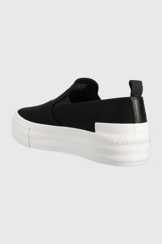 Πάνινα παπούτσια Calvin Klein Jeans BOLD VULC FLATF SLIP  Πάνω μέρος: Υφαντικό υλικό Εσωτερικό: Υφαντικό υλικό Σόλα: Συνθετικό ύφασμα