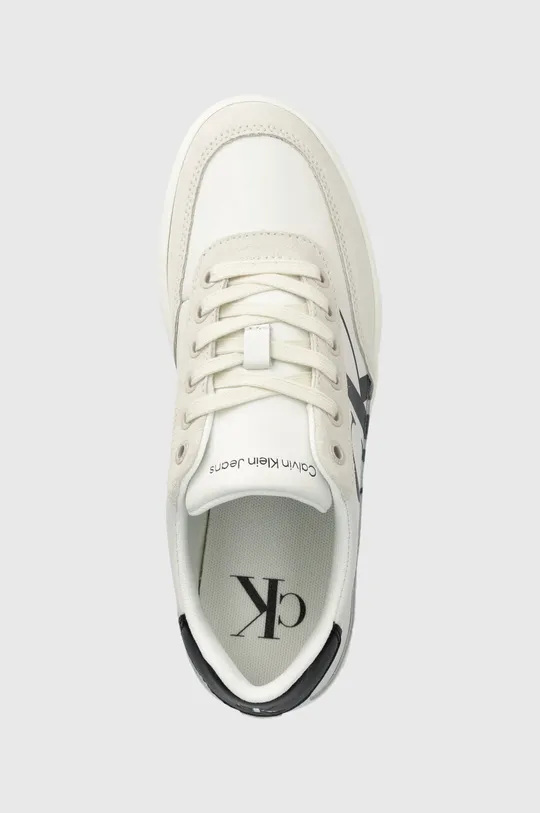 λευκό Δερμάτινα αθλητικά παπούτσια Calvin Klein Jeans CLASSIC CUPSOLE LACE
