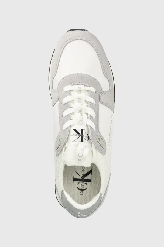 білий Кросівки Calvin Klein Jeans RUNNER SOCK LACEUP R