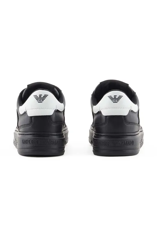 Emporio Armani sneakersy skórzane Cholewka: Skóra naturalna, Wnętrze: Materiał tekstylny, Podeszwa: Materiał syntetyczny