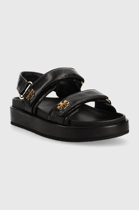 Δερμάτινα σανδάλια Tory Burch Kira Sport μαύρο