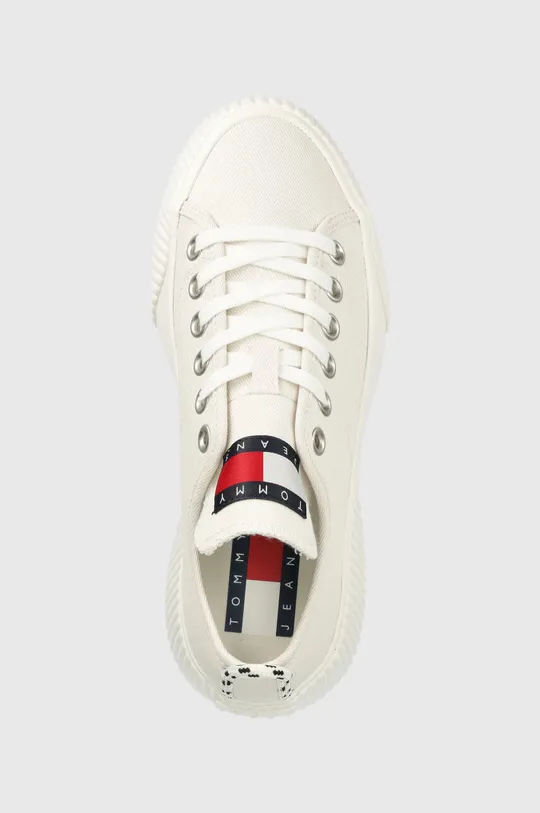 λευκό Πάνινα παπούτσια Tommy Jeans TJW VULC PLAT. LC DENIM