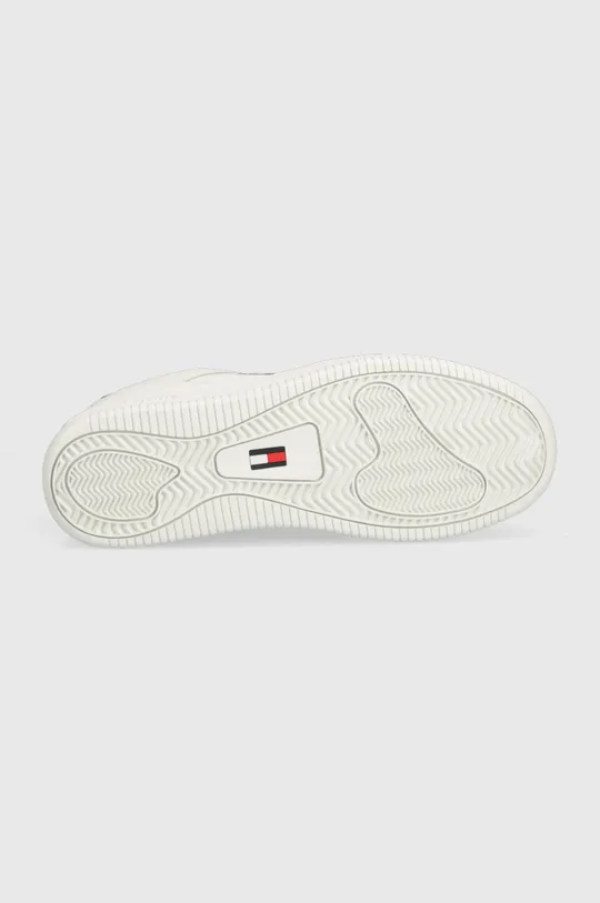 Tommy Jeans sneakersy skórzane TJW RETRO BASKET GLOSSY Damski