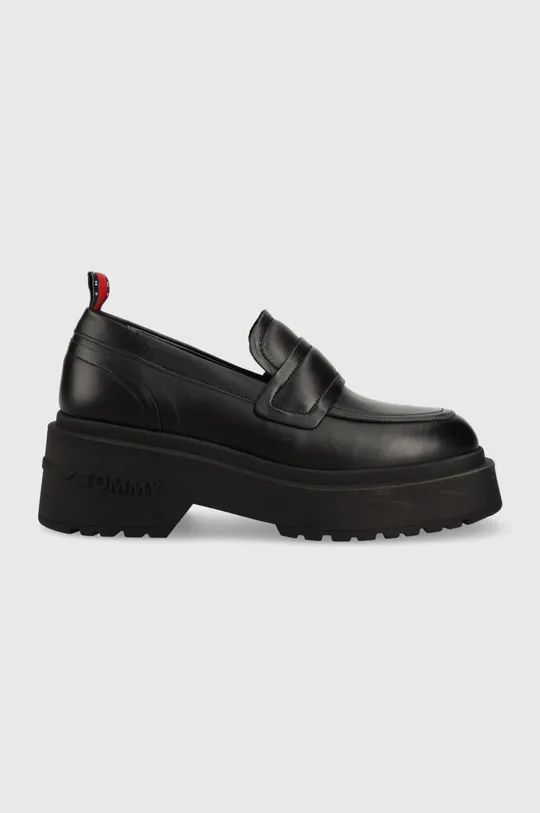 чёрный Кожаные мокасины Tommy Jeans TJW AVA LOAFER Женский