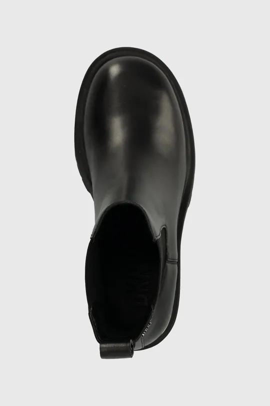 μαύρο Δερμάτινες μπότες τσέλσι DKNY Patria