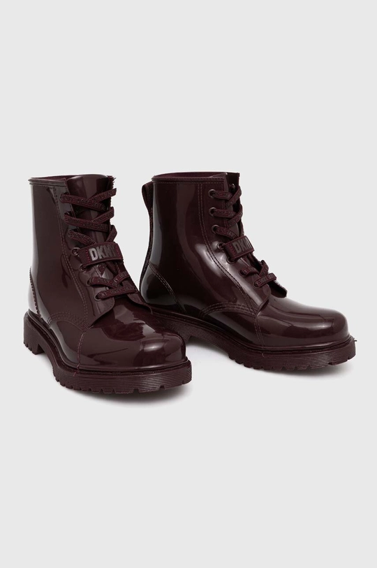 Gumijasti škornji Dkny Tilly bordo