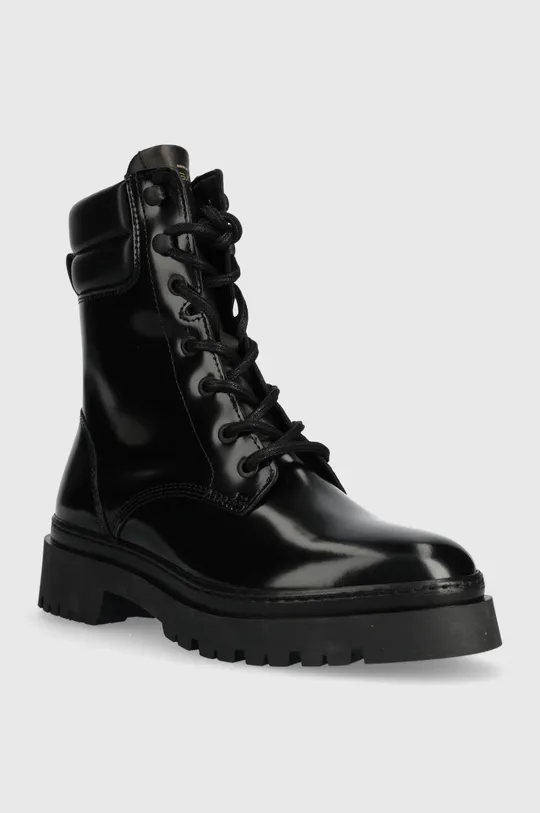 Шкіряні черевики Gant Aligrey чорний