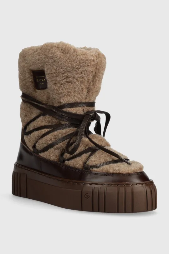 Čizme za snijeg Gant Snowmont smeđa