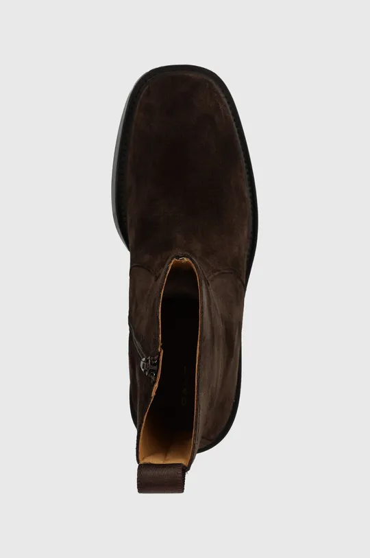 hnedá Semišové topánky Gant Fallwi
