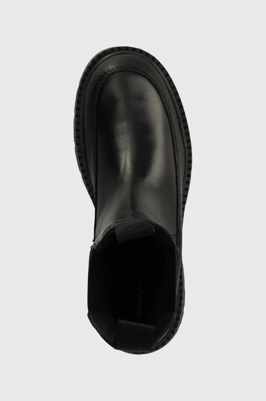 μαύρο Δερμάτινες μπότες τσέλσι Gant Prepnovo