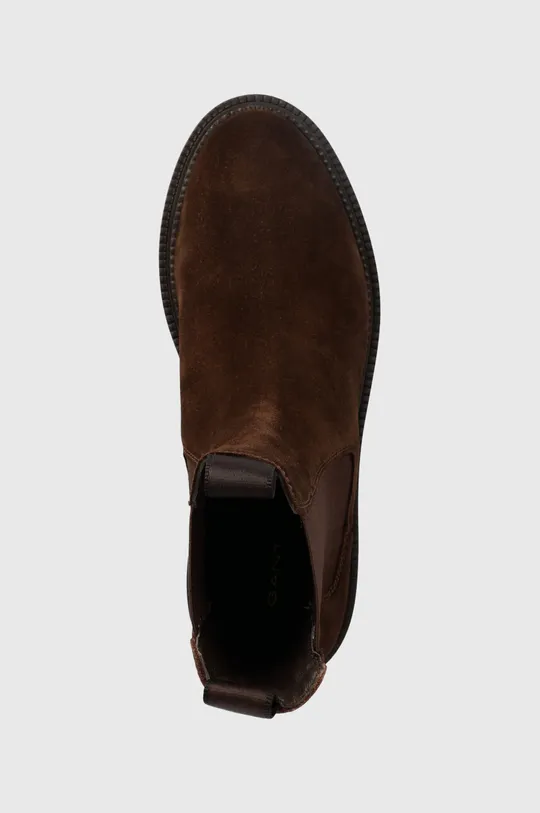 hnedá Semišové topánky Gant Kelliin