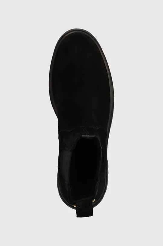 μαύρο Σουέτ μπότες τσέλσι Gant Aligrey