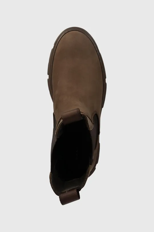 barna Gant magasszárú cipő velúrból Monthike