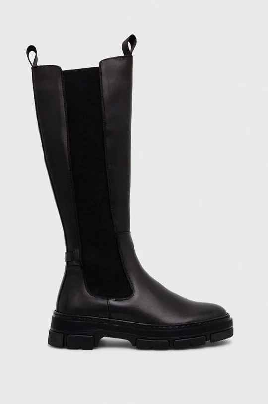 črna Usnjeni elegantni škornji Gant Monthike Ženski