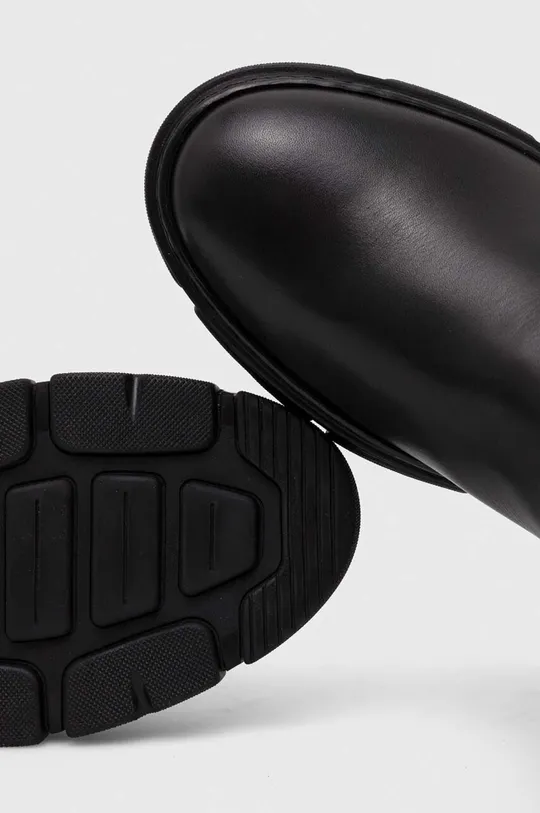 črna Usnjeni elegantni škornji Gant Monthike