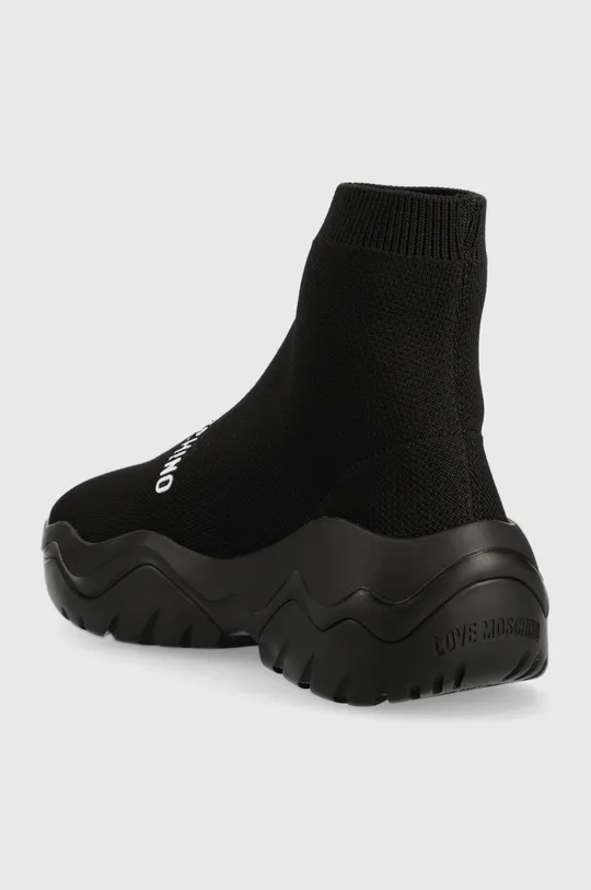 Love Moschino sneakersy Cholewka: Materiał tekstylny, Wnętrze: Materiał syntetyczny, Materiał tekstylny, Podeszwa: Materiał syntetyczny