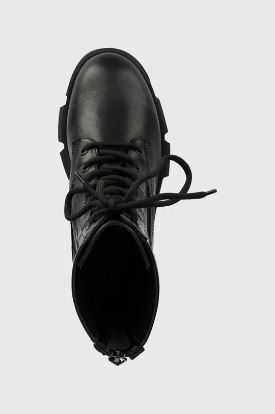 fekete Guess magasszárú cipő FMADAYA