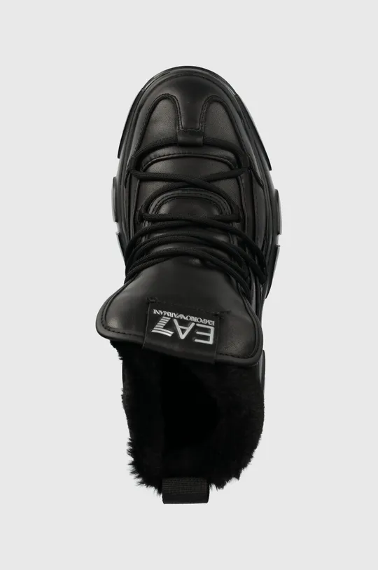 čierna Členkové topánky EA7 Emporio Armani
