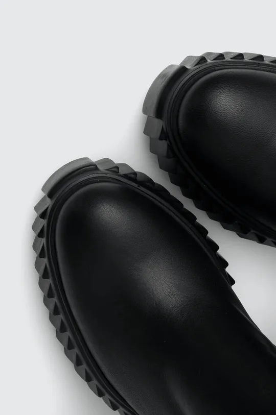 čierna Kožené členkové topánky AGL TIGGY STRETCH