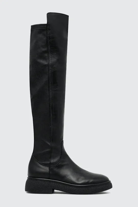 črna Usnjeni elegantni škornji AGL ALISON R BOOT Ženski