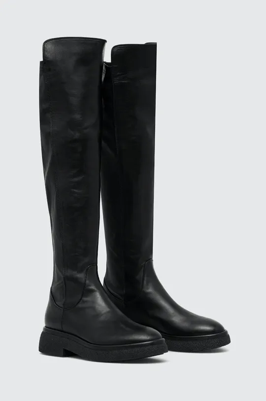 Usnjeni elegantni škornji AGL ALISON R BOOT črna