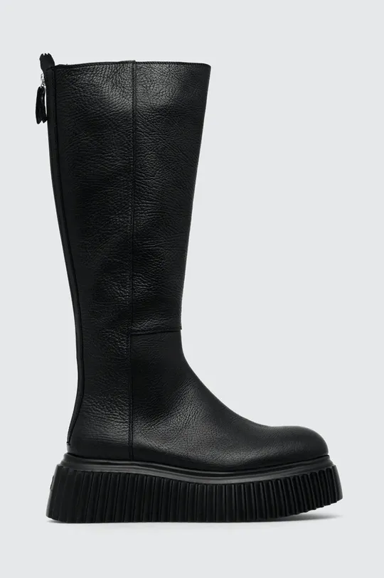 črna Usnjeni elegantni škornji Merrell MILAGROS BOOT Ženski