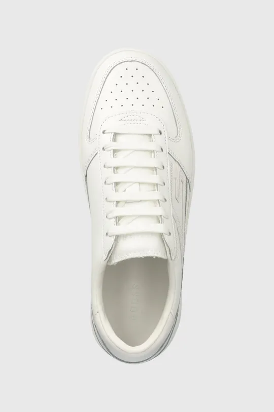 λευκό Δερμάτινα αθλητικά παπούτσια Guess FL7SIL LEA12